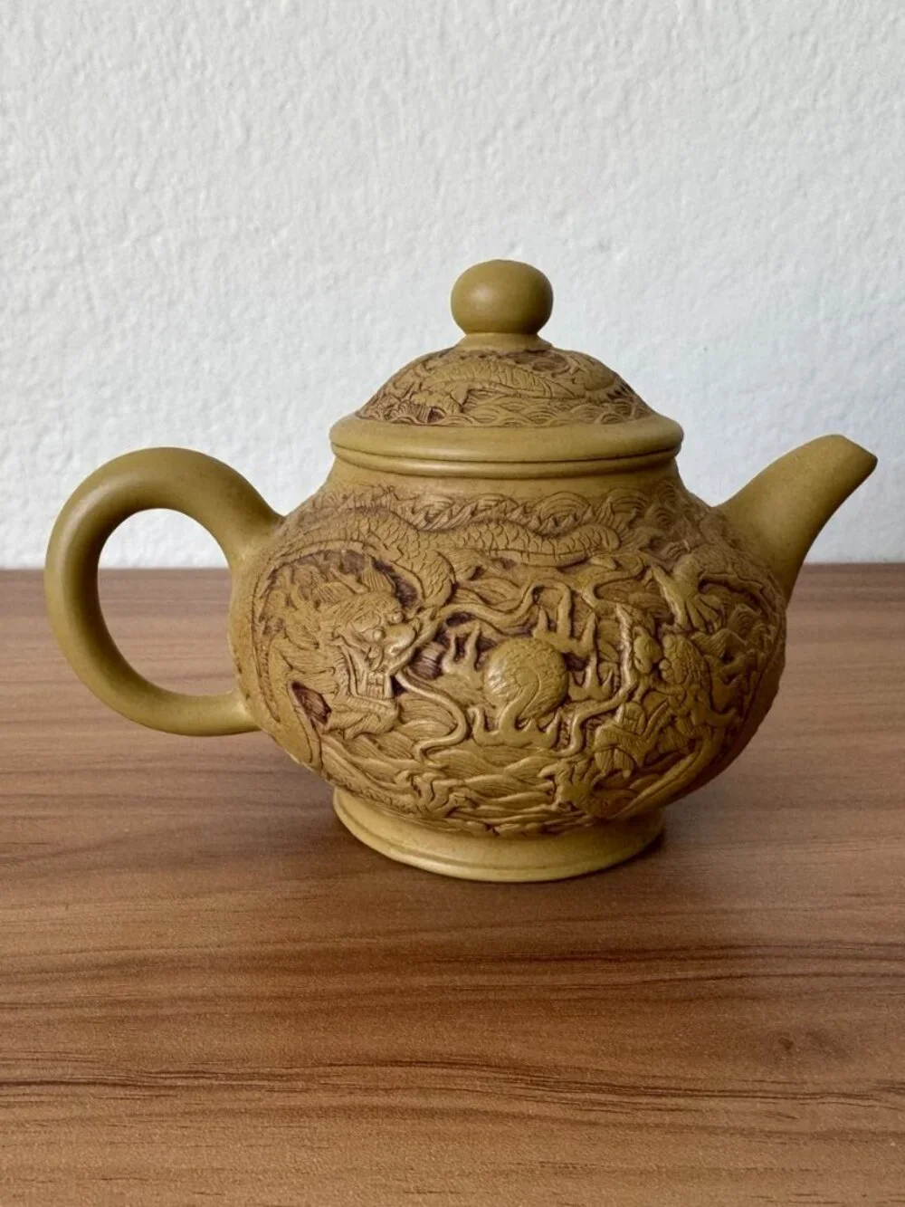 Wing Hop Fung Chinese Yixing Style Dragon Clay Tea Set w/ 4 Cups | Tea Ceremony